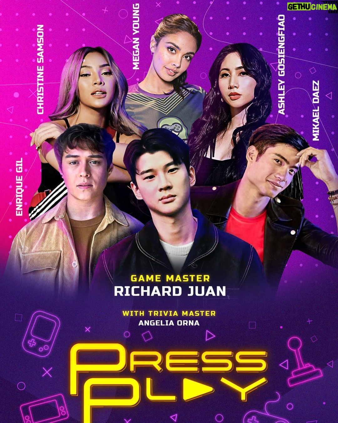 Enrique Gil Instagram - I'm ready to Press Play! I put my video game knowledge to the test in this new quiz show. Catch it for free on TrueID app, now available on Google PlayStore!