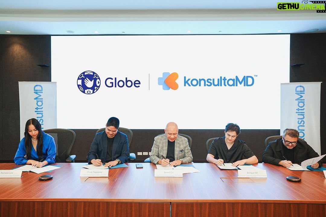 Enrique Gil Instagram - Proud to welcome Enrique Gil as the Chief Communications and Impact Officer of KonsultaMD! ππ§‘ We want to deeply express our gratitude for all of the parties who made this possible. Mr. Enrique Gil, KonsultaMD's Chief Communications and Impact Officer. Mr. Ernest Cu, Globe Group President and Chief Executive Officer. Mr. Cholo Tagaysay, KonsultaMD's President and Chief Executive Officer. Mr. Ranvel Rufino, Strategic Partner. Ms. Pamela Lee, KonsultaMD's Head of Marketing and Partnerships. #IKonsultaMoNaYan #EnriqueGil #KonsultaMD #QuenKMD #Quen #EnriquexKonsultaMD #EnriqueKMD #EnriqueGilForKonsultaMD