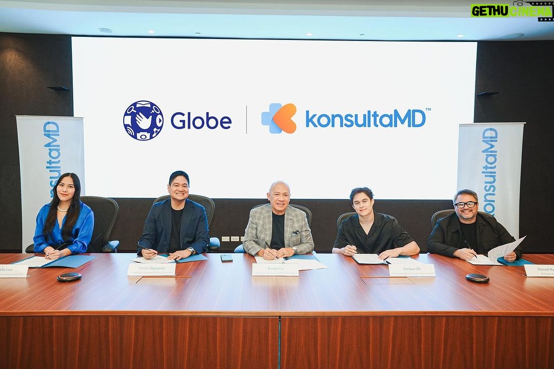 Enrique Gil Instagram - Proud to welcome Enrique Gil as the Chief Communications and Impact Officer of KonsultaMD! ππ§‘ We want to deeply express our gratitude for all of the parties who made this possible. Mr. Enrique Gil, KonsultaMD's Chief Communications and Impact Officer. Mr. Ernest Cu, Globe Group President and Chief Executive Officer. Mr. Cholo Tagaysay, KonsultaMD's President and Chief Executive Officer. Mr. Ranvel Rufino, Strategic Partner. Ms. Pamela Lee, KonsultaMD's Head of Marketing and Partnerships. #IKonsultaMoNaYan #EnriqueGil #KonsultaMD #QuenKMD #Quen #EnriquexKonsultaMD #EnriqueKMD #EnriqueGilForKonsultaMD