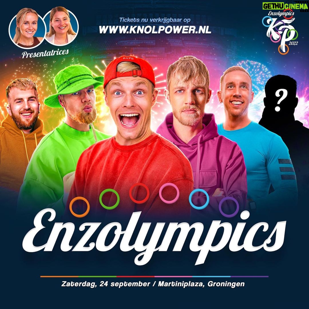 Enzo Knol Instagram - Geen feestje zonder BENNIE natuurlijk! Ik heb gehoord dat die alles in de strijd gaat gooien. Wie is er net zo HYPED als ik!! Let’s gooo 🔥 @ticetrip ✨