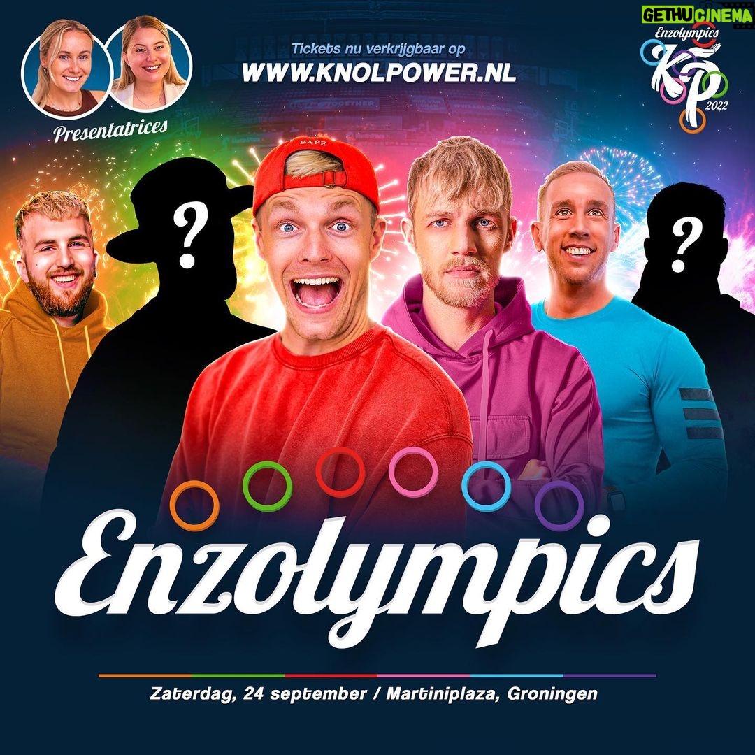 Enzo Knol Instagram - De 4e deelnemer is bekend gemaakt @eentetofleventsj 🎉 Heb jij je tickets al gehaald? Linkje in mijn bio! Morgen wordt de 5e deelnemer bekend gemaakt om 16:00! Wie denken jullie dat het gaat zijn?