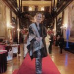 Enzy Storia Instagram - Wearing songket for Indonesian Fashion Night 🇮🇩🖤 Indonesian Embassy in Washington, D.C. - USA