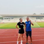 Enzy Storia Instagram – Let’s make next year’s dreams happen. Fingers crossed for an easy path, sticking to our training, and finding chances to shine! Ready, set, go! 🏃🏼‍♀️✨