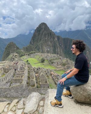 Eric André Instagram - A belly full of ayahuasca, coca, guinea pig, and llama 🥴 🪷 🦙 🇵🇪 🤮🤑😵‍💫 🍃