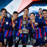 Eric García Instagram - ¡Somos Campeones de la Supercopa! ¡Partidazo de tot el equipo para llevarnos la copa a Barcelona! Felicitats culers, en volem més! 🏆🔵🔴