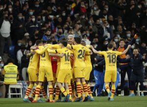 Eric García Instagram - Grandíssima victòria al Bernabéu, fidels al nostre estil i la nostra idea! A gaudir culers! VISCA EL BARÇA!!!! 💪🏽🔵🔴

Grandísima victoria en el Bernabéu, fieles a nuestro estilo y nuestra idea! A disfrutar culers! VISCA EL BARÇA!💙❤️