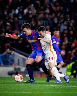 Eric García Instagram - Marxem decebuts de l'estadi per no haver guanyat però anirem a Istanbul a donar-ho tot! Força Barça!💙❤️