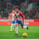 Eric García Instagram - +3! Partit molt complet de l’equip per sumar una nova victòria a casa! Som-hi Girona! ❤️🤍 Estadi Montilivi Girona FC