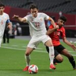 Eric García Instagram - No es el resultado que queríamos pero confianza maxima en el equipo para el siguiente partido del domingo contra Australia! Vamos equipo!💪⚽️. #Tokyo2020 #JJOO @sefutbol Sapporo Dome Stadium, Sapporo-Shi, Hokkaido, Japan