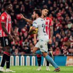 Eric García Instagram - Ningú va dir que seria fàcil però aquest equip no es rendeix. Dilluns us esperem a Montilivi per tornar a la victòria! Som-hi Girona! ❤️🤍 Estadio de San Mamés