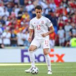 Eric García Instagram - Victoria muy sufrida pero estamos en cuartos💪👏 gran trabajo equipo! Todos juntos! Seguimos!!!💪💪🇪🇸. Vamos @sefutbol Parken - København