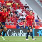 Eric García Instagram - Buen test ante Portugal hoy en el Wanda. El martes último partido antes de la Euro!💪🔝 Cívitas Metropolitano