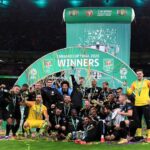 Eric García Instagram - Carabao Cup winners🏆🥇 Wembley Stadium connected by EE