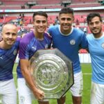Eric García Instagram - The best way to start the new season! But it’s only the beginning💪🔝🔵🏆. La mejor manera de empezar la temporada! Esto es solo el comienzo⚽️🔵🏆. Wembley Stadium connected by EE
