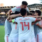 Eric García Instagram - Debut con victoria ante Armenia🇦🇲 en la #u19euro . El miércoles segundo partido contra Portugal🇵🇹. Vamos equipo!💪 @sefutbol Yerevan, Armenia