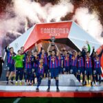 Eric García Instagram - ¡Somos Campeones de la Supercopa! ¡Partidazo de tot el equipo para llevarnos la copa a Barcelona! Felicitats culers, en volem més! 🏆🔵🔴