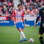 Eric García Instagram - Remuntada i victòria a Montilivi gràcies a l’esforç de tot l’equip! Seguim una setmana més a dalt, cal gaudir-ho! Som-hi Girona! ❤️🤍 Estadi Montilivi Girona FC