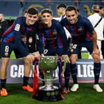 Eric García Instagram - Disfrutant de la copa amb tots vosaltres🏆💙❤️ Spotify Camp Nou