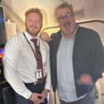 Eric Stonestreet Instagram - Im not sure why, but I was very fond of my flight attendant today!
