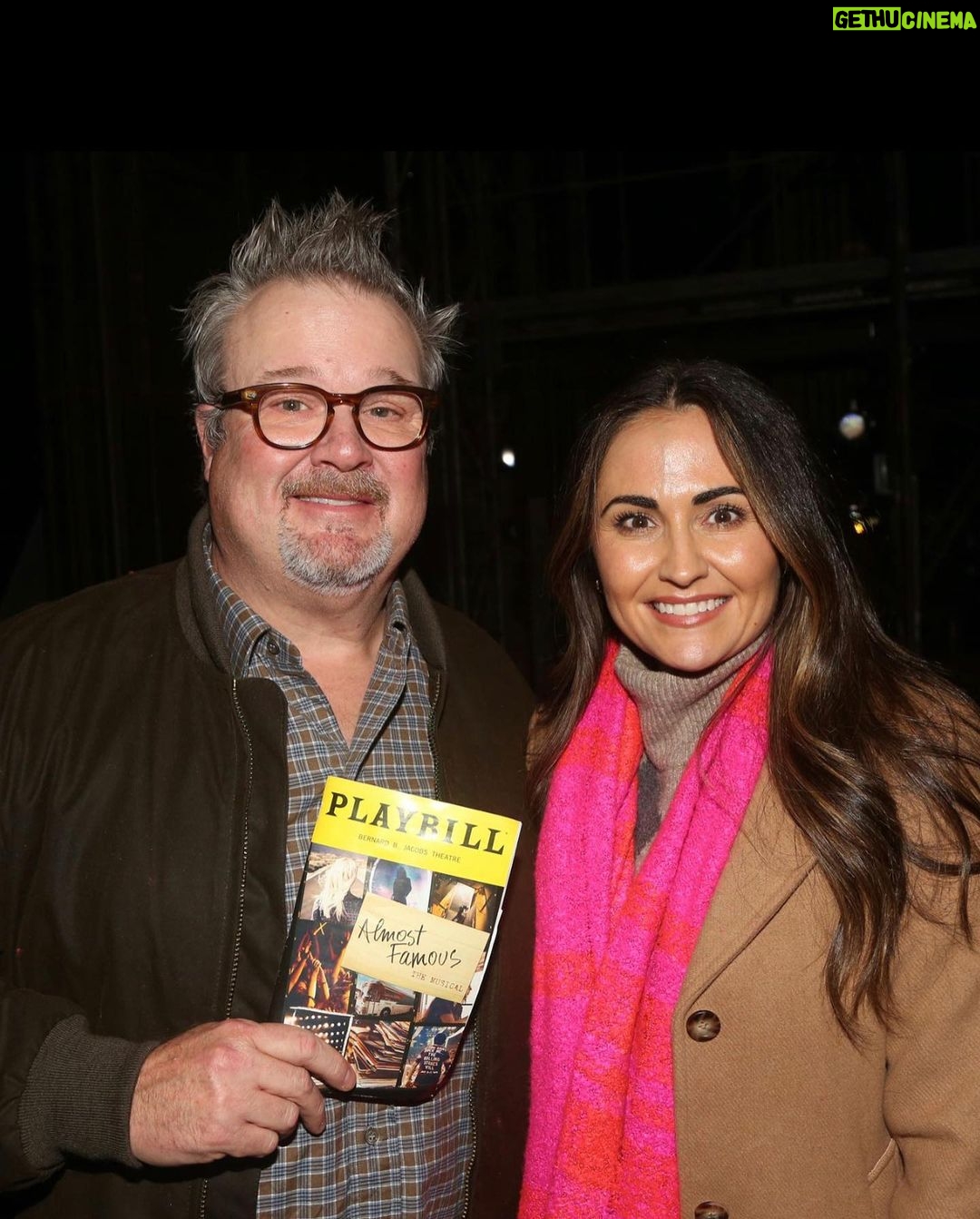 Eric Stonestreet Instagram - The return of Sheldon The Hotel Desk Clerk! So fun seeing the great Cameron Crowe’s @almostfamousbwy and the wonderfully talented cast! Thanks for letting me revisit my Almost Famous moment @justcaseylikes. Photo credit : @bruglikas