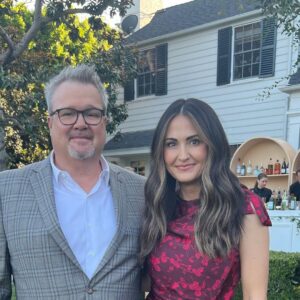 Eric Stonestreet Instagram - Look how pretty my fiancé is. What a fun night celebrating a friend and seeing some of my old co workers.