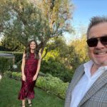 Eric Stonestreet Instagram - Look how pretty my fiancé is. What a fun night celebrating a friend and seeing some of my old co workers.
