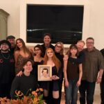Eric Stonestreet Instagram - For 11 years we would take family pictures for Modern Family and without missing one ever, I would always say, ‘now let’s do one without Ty.’ Last night Ty couldn’t make it to our little impromptu reunion, so I had to bring his favorite picture of Phil so we could ‘do one without Ty.’