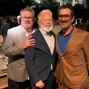 Eric Stonestreet Instagram - Look how pretty my fiancé is. What a fun night celebrating a friend and seeing some of my old co workers.