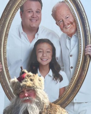 Eric Stonestreet Instagram - We shot @thesantaclauses on the FOX lot, so I got to visit some old friends on the side of a grip box truck. #thesantaclauses #disneyplus