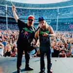 Eric Stonestreet Instagram - What an awesome night in Kansas City @stadiumtour_2022 with @poison and my pal @bretmichaelsofficial. Thanks Bret for taking such great care and having us on stage! It was awesome. Folks if you don’t know, Bret and the fellas are as genuine as they come. I worked security at sandstone amphitheater in KC for the Poison and Tesla concert circa 1987/88, so this tonight was quite a full circle moment. 🤘🏻
