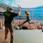 Eric Stonestreet Instagram - What an awesome night in Kansas City @stadiumtour_2022 with @poison and my pal @bretmichaelsofficial. Thanks Bret for taking such great care and having us on stage! It was awesome. Folks if you don’t know, Bret and the fellas are as genuine as they come. I worked security at sandstone amphitheater in KC for the Poison and Tesla concert circa 1987/88, so this tonight was quite a full circle moment. 🤘🏻