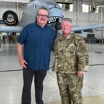 Eric Stonestreet Instagram - What a pleasure and honor to be able to spend the day at Whiteman Air Force Base with the @442dfighterwing and getting to see the B2 up close. #Kchawgs