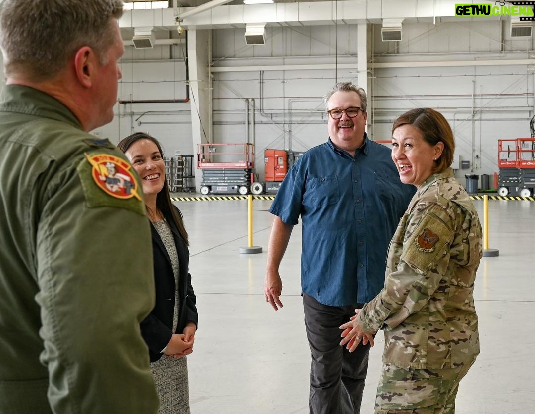 Eric Stonestreet Instagram - What a pleasure and honor to be able to spend the day at Whiteman Air Force Base with the @442dfighterwing and getting to see the B2 up close. #Kchawgs