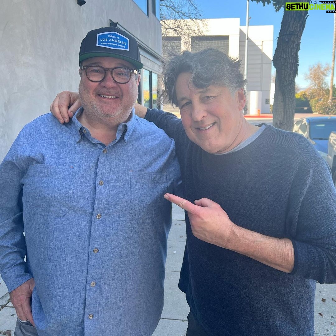 Eric Stonestreet Instagram - What a great treat and surprise it was to randomly run into this guy today. The one. The only. The best. @cameronbcrowe #almostfamous