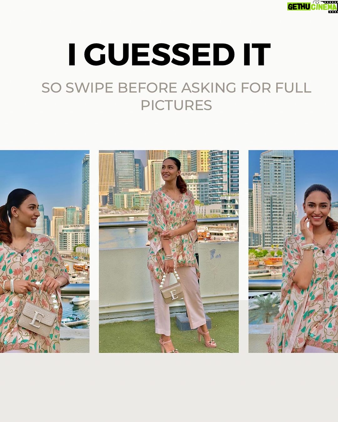 Erica Fernandes Instagram - Hey there Peaches 🍑 . . . Outfit - @meghmalhaar_ @oakpinionpr
