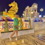 Erica Fernandes Instagram – Exploring the globe without leaving Dubai at Global Village! 🌍 🇦🇪 

Thai Food! Alwayyssss! 🤤

Outfit @shopmayurisa 
@oakpinionpr