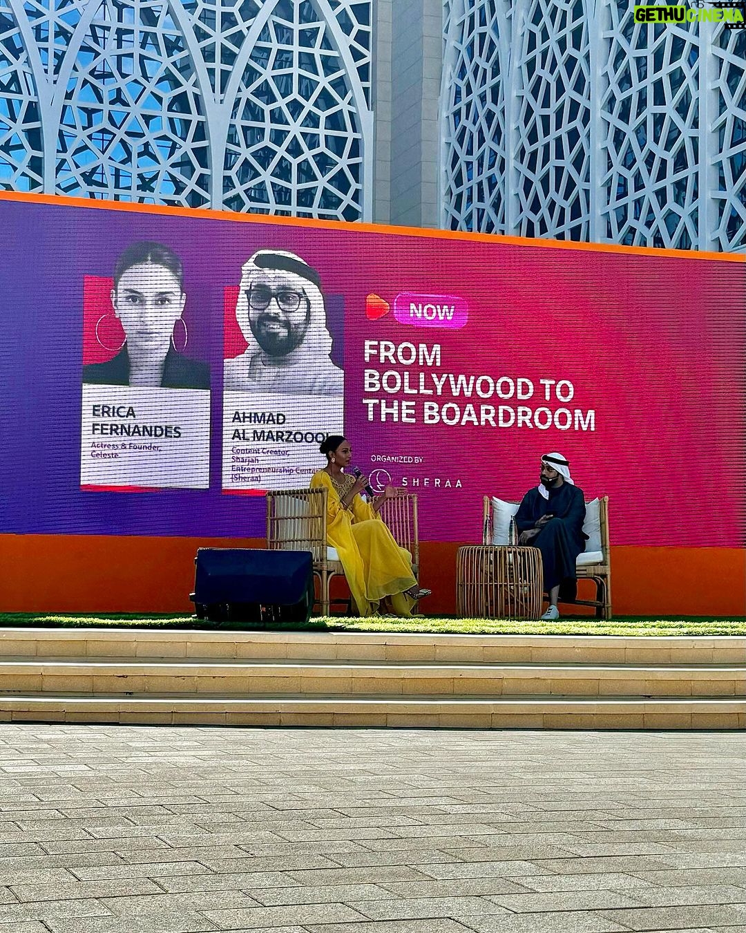 Erica Fernandes Instagram - Being part of the speakers at SEF2024 was an absolutely delightful experience! Huge thanks for the incredible opportunity, and heartfelt gratitude to everyone who took the time to join. Meeting such a wonderful bunch of people made it even more special! @sharjahef @sheerasharjah @chai_with_ahmad #sef2024 #oursharedcanvas #visitsharjah #heartofsharjah #sheraa #srtipark