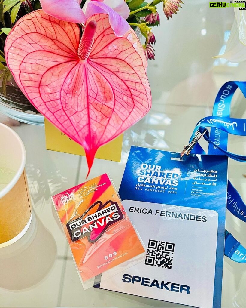 Erica Fernandes Instagram - Being part of the speakers at SEF2024 was an absolutely delightful experience! Huge thanks for the incredible opportunity, and heartfelt gratitude to everyone who took the time to join. Meeting such a wonderful bunch of people made it even more special! @sharjahef @sheerasharjah @chai_with_ahmad #sef2024 #oursharedcanvas #visitsharjah #heartofsharjah #sheraa #srtipark