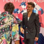 Erick Elías Instagram – Hoy presentamos en el @iaffm_official la película CUANDO DUERME CONMIGO. 💥
Look @louisvuitton 
Styling @karlaguindi ❤️ Miami, Florida
