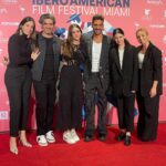 Erick Elías Instagram - Hoy presentamos en el @iaffm_official la película CUANDO DUERME CONMIGO. 💥 Look @louisvuitton Styling @karlaguindi ❤️ Miami, Florida