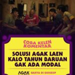 Ernest Prakasa Instagram - Taon baruan ngapain geys? Semoga menjauhi kegiatan-kegiatan yang menyakiti hati orang tua ya. 😂 #PilemAgakLaen