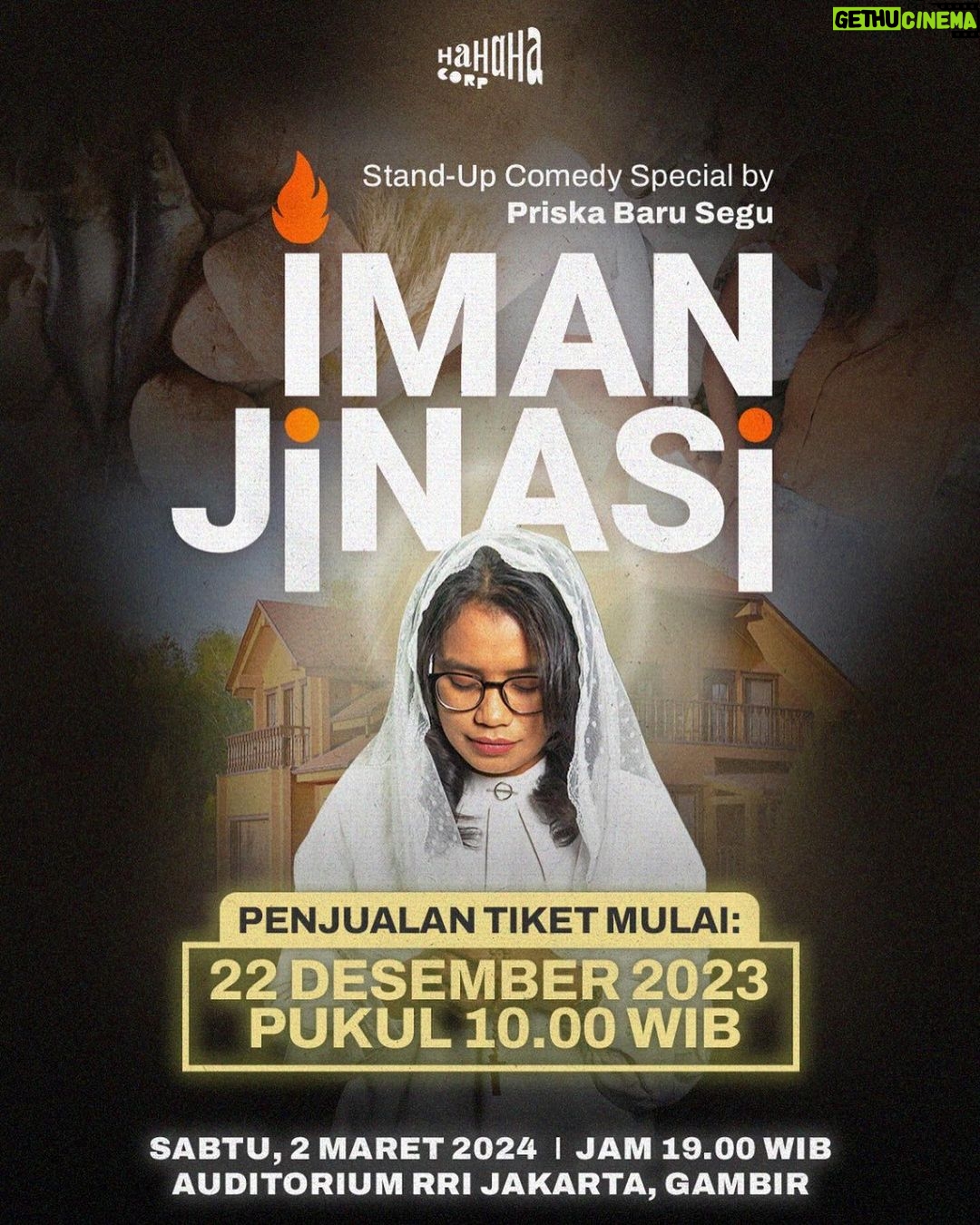 Ernest Prakasa Instagram - JENG JENG JENG! Yang satu ini rugi kalo dilewatin. @priskabarusegu jelas salah satu komika paling beringas di Indonesia, dan ini akan jadi panggung yang edan. Siap-siap ya guys, Pre-Sale I akan dibuka 22 Desember!