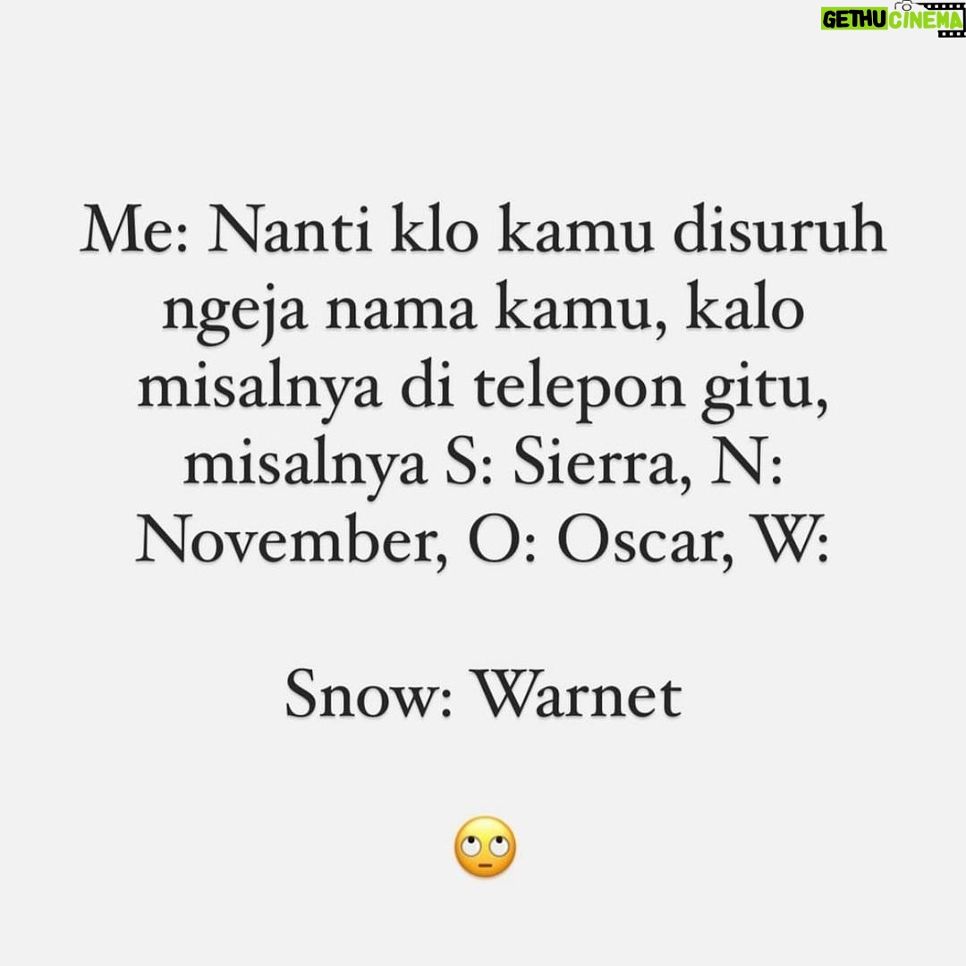 Ernest Prakasa Instagram - Secuplik obrolan penuh makna antara @meiranastasia dan #SnowAurorArashi.