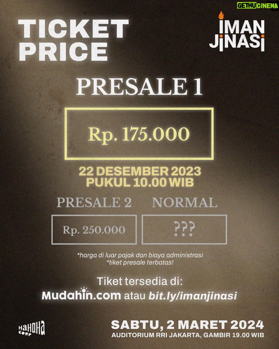 Ernest Prakasa Instagram - JENG JENG JENG! Yang satu ini rugi kalo dilewatin. @priskabarusegu jelas salah satu komika paling beringas di Indonesia, dan ini akan jadi panggung yang edan. Siap-siap ya guys, Pre-Sale I akan dibuka 22 Desember!