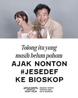 Ernest Prakasa Instagram - Siapa sangka ketika cinta suci mengikat 2 insan ini, yang terjadi kemudian adalah punchline. 🤫

Gimana ya jelasinnya, tonton ke bioskop aja deh sekarang.

#Jesedef
#JatuhCintaSepertidiFilmFilm
#KehilanganWarnaHidup
