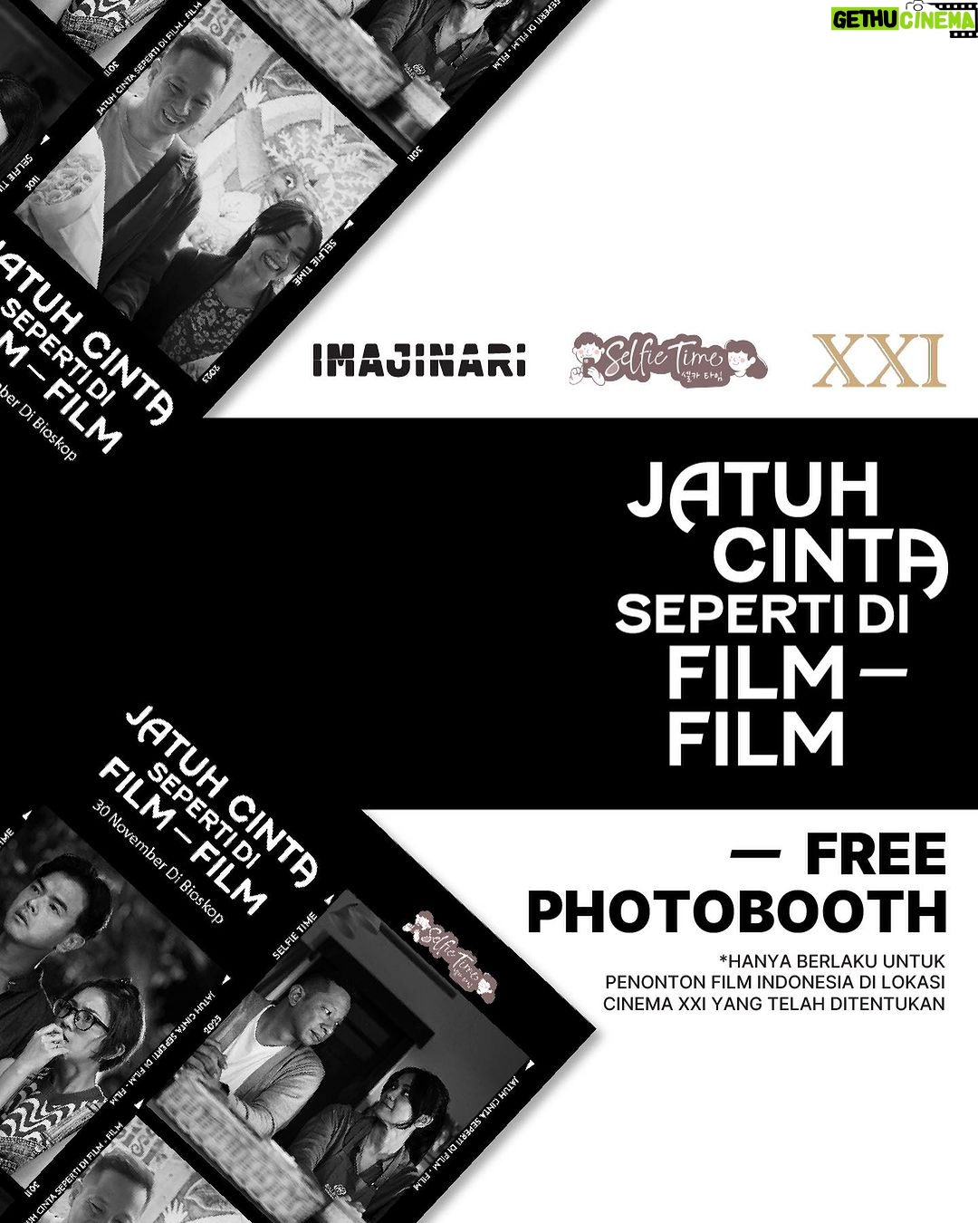 Ernest Prakasa Instagram - MULAI BESOK, silakan foto-foto GRATIS di Photobooth Jatuh Cinta Seperti Di Film-Film! Lokasinya ada di @cinema.21 slide ke-2, caranya tinggal tunjukin tiket nonton film Indonesia mana pun. πβ¨ Thank you @selfietimeid & @cinema.21 for the partnership! π€ #Jesedef #JatuhCintaSepertiDiFilmFilm #KehilanganWarnaHidup #JCSDFF #NontonASIKdiXXI