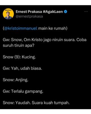Ernest Prakasa Instagram - Kaget kan lu @kristo.immanuel? 

#SnowAurorArashi