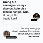 Ernest Prakasa Instagram - BESOK! Kita simak obrolan lengkapnya Pak Yoram dan Bagus di Official Trailer Jatuh Cinta Seperti di Film-Film. #Jesedef #JatuhCintaSepertidiFilmFilm #KehilanganWarnaHidup