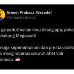 Ernest Prakasa Instagram - Megawati keren, rispek! 🫡