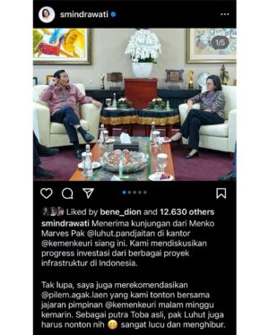 Ernest Prakasa Instagram - Kapok @okirengga33 Bu Sri Mulyani udah nyuruh Pak Luhut nonton. Siap-siap kau beli obat betulan. 😂😂😂😂😂
